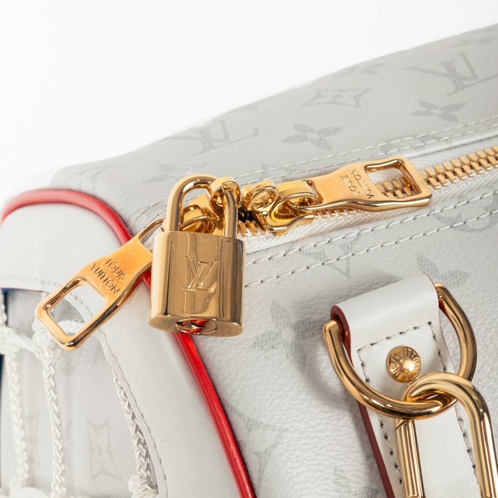 Louis Vuitton x NBA Keepall 55 Bandouliere Basketball Antarctica Monogram Duffle - Picture 11 of 16